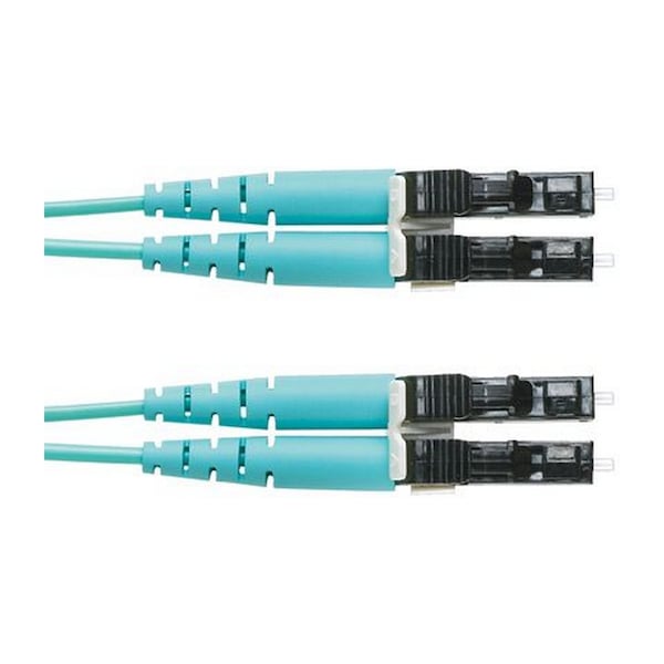 Panduit OM3 2-F 1.6MM PATCHCORD LSZH, LC-LC DUPLEX AQUA 1M, FX2ELLNLNSNM001 FX2ELLNLNSNM001